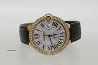 Cartier BALON BLEU YELLOW GOLD DIAMOND CASE.