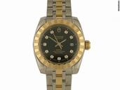 Tudor Classic Date Lady Stahl/Gelbgold Diamond 29mm
