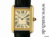 Cartier Tank Solo PM kleines Modell Gelbgold 31x24mm