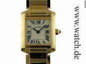 Cartier Tank Francaise PM kleines Modell Gelbgold 25x20mm