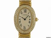 Cartier Baignoire 18kt Gelbgold Diamond 6,8ct original Cartier Vintage 31x23mm
