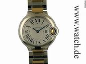 Cartier Ballon Bleu PM kleines Modell Stahl/Gelbgold 28mm