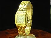 Cartier Panthere 18kt. Gold Damenuhr Inkl. Sonderband