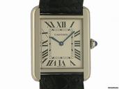 Cartier Tank Solo PM kleines Modell Kroko 31x24mm