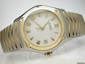 Ebel "CLASSIC GENT XL" Edelstahl/GELBGOLD