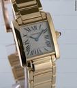 Cartier Tank Francaise Ladies 18K YG/YG