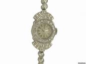 Omega Vintage 950 Platin Handaufzug Diamond 4ct Vintage