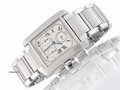 Cartier Herren "TANK FRANCAISE" Edelstahl Quarz