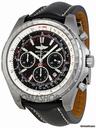 Breitling Bentley Motors T Chronograph Black Leather Strap Mens Watch A2536313-B954BKCD