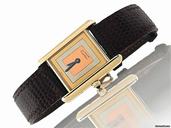 Cartier 366001 Damen "TANK" 925/- Silber vergoldet Quarz