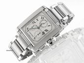 Cartier Herren "TANK FRANCAISE" Edelstahl Quarz