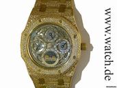 Audemars Piguet Royal Oak Quantieme Perpetual Skelett Ewiger Kalender Diamond 7,40ct 40mm wie Neu