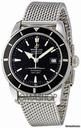 Breitling Superocean Heritage Black Dial Stainless Steel Mens Watch A1732124-BA61SS