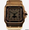 Cartier 18K Y/G SANTOS GALBEE MOONPHASE -