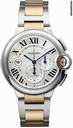 Cartier Ballon Bleu Extra Large Steel/Gold Chronographe