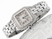 Cartier Damen Cartier "PANTHERE" Edelstahl Quarz