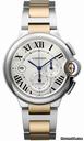 Cartier Ballon Bleu Stainless Steel and Pink Gold