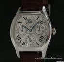 Cartier Tortue Platinum Perpetuel Calendar Dual Time "Collection Privee Paris" Full Set