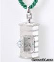 Audemars Piguet Pendant Watch (WG-Diamonds / Diamonds / Green Cord)