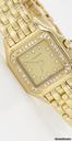 Cartier 18k Gelbgold Panthere Damenuhr mit Diamanten