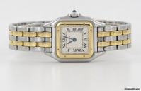 Cartier Panthere Damenuhr Stahl Gold