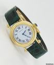 Cartier 18k Gelbgold Damenuhr