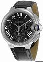 Cartier Ballon Bleu Black Dial Chronograph Mens Watch W6920052