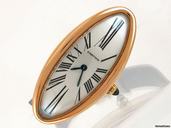 Cartier "Baignoire Allongee", 18K/750 Rosegold, Leder/Stoff-Band