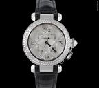 Cartier Pasha 18K White Gold Diamonds Grid Limited Edition