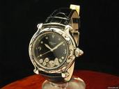 Chopard Happy Sport Fish Edelstahl Damenuhr Mit Diamanten / Diamantbesatz