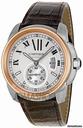 Cartier Calibre De Cartier Silver Dial Mechanical Wind Mens Watch W7100039