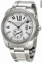 Cartier Calibre de Cartier Silver Dial Stainless Steel Automatic Mens Watch W7100015