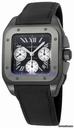 Cartier Santos 100 Carbon Titanium and Steel Extra Large Watch W2020005
