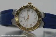 Ebel SPORTWAVE EDELSTAHL MIT 750 18K GELBGOLD