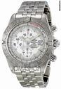 Breitling Galactic Chrono Silver Dial Automatic Mens Watch A1336410-G569SS
