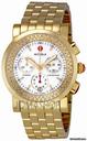 Michele Sport Sail Gold Plated Ladies Chronograph Watch MWW01C000043
