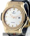 Hublot Classic Fusion 18k Rose Gold White Dial NIB