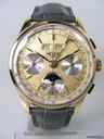 TAG Heuer Heuer quantiEme annuel Triple date phase de lunes or jaune 18 carats cadran deux tons