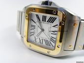 Cartier Santos 100 Stahl/Gold