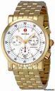 Michele Sport Sail White Enamel Dial Yellow Gold Ladies Watch MWW01C000106