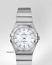 Omega Omeg Constellation Brushe Quartz Acciaio Nuovo Box & Paper
