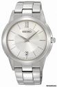 Seiko Silver Dial Stainless Steel Mens Watch SGEF41