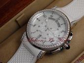 Breguet Marine Chronograph Ladies White Gold Diamond w. White Rubber