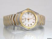 Ebel Classic Wave, Edelstahl/Gold, Datum