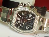 Cartier Roadster Chrono briljanten lunette