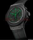 Hublot Big Bang "All Black-Green" Chrono 44.5mm Limited 500 Pieces