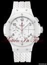 Hublot BIG BANG ASPEN ALL WHITE CERAMIC 41mm EXTREMELY RARE CHRONO