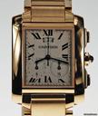 Cartier 18K Y/G TANK FRANCAISE CHRONO, GENTS -