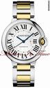Cartier Ballon Bleu Medium Size - Yellow Gold & Steel Automatic