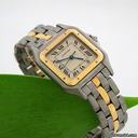 Cartier Panthere Stahl/Gelbgold Quarz